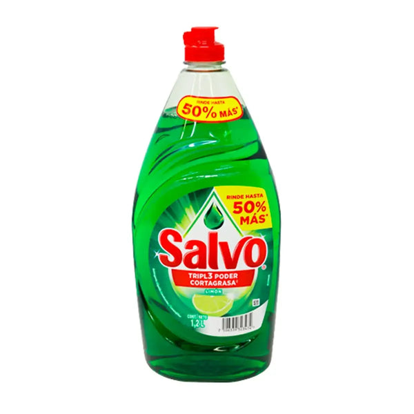 Lavatrastes Líquido Salvo Limón 1.2 Litros