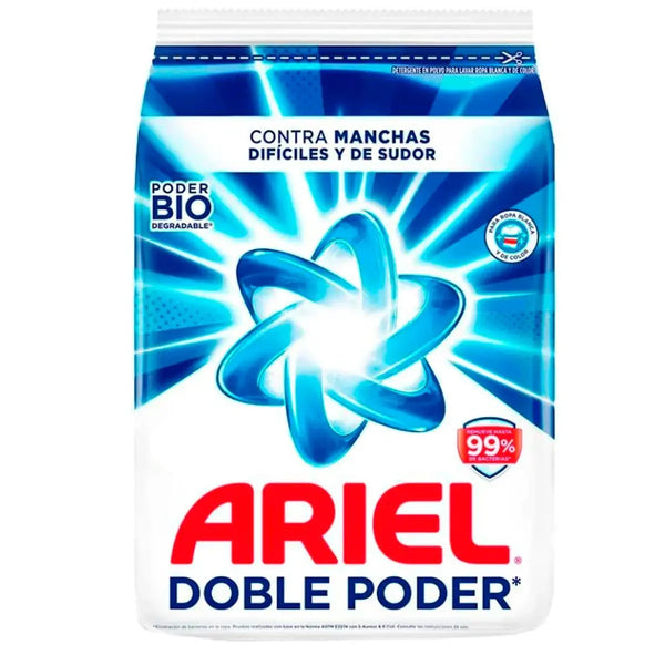 Detergente en Polvo para Ropa Ariel Doble Poder 850 gr