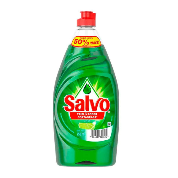 Lavatrastes Líquido Salvo Limón 750 ml