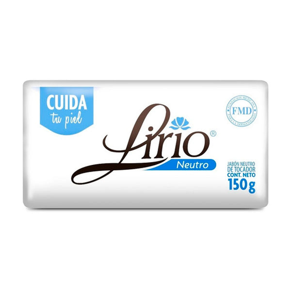 Pack de 4 piezas de Jabón de Tocador Lirio Neutro de 150 gr c/u