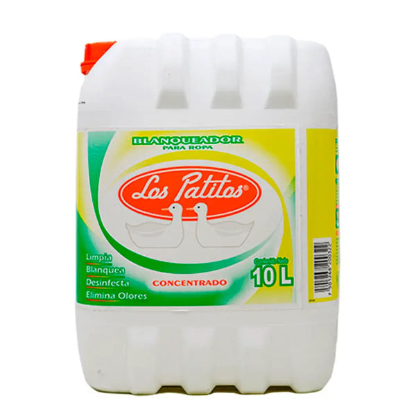 Blanqueador Para Ropa Los patitos Concentrado 10 Litros