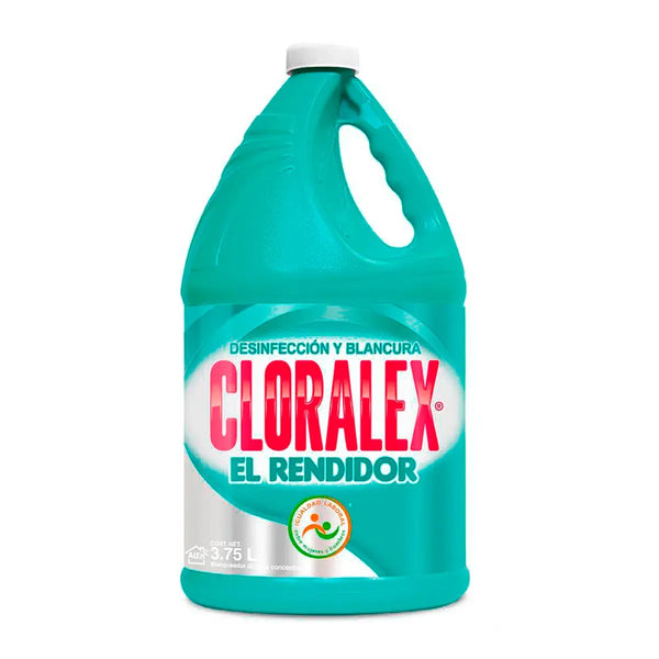 Cloro Blanqueador Cloralex El Rendidor 3.75 Litros