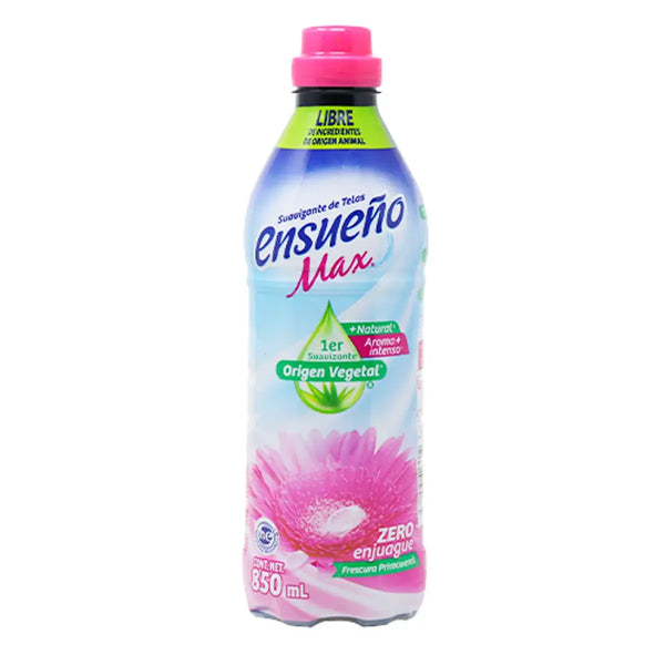 Suavizante Ensueño Max Zero Enjuague Frescura Primavera 850 ml