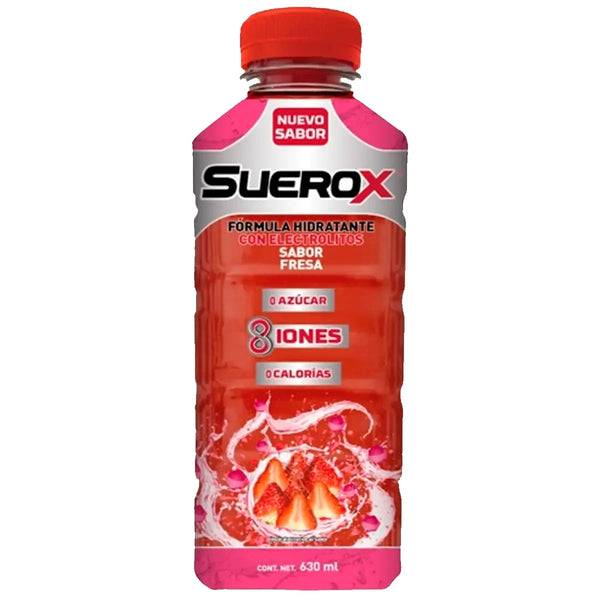 Bebida Rehidratante Suerox 8 Iones Fresa 630 ml