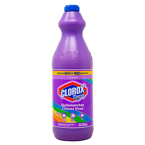 Quitamanchas Clorox Ropa Colores Vivos Sin Cloro 930 ml