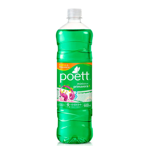 Limpiador Desinfectante Poett Música En Primavera 900 ml