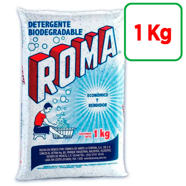 Jabón para Ropa en Polvo Roma 1 Kg