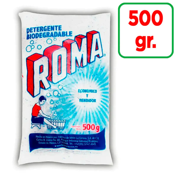 Jabón para Ropa en Polvo Roma 500 gr