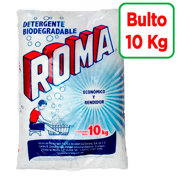 Jabón para Ropa en Polvo Roma 10 Kg