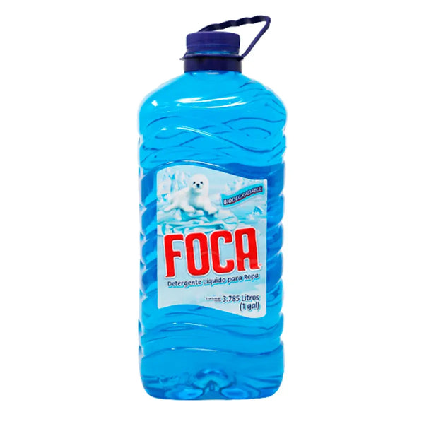 Detergente Líquido Foca Para Ropa 3.785 Litros