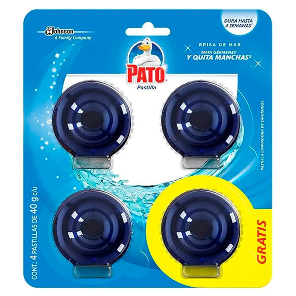 Pastilla para Baño Pato Brisa Mar 4 Pack 40 gr.