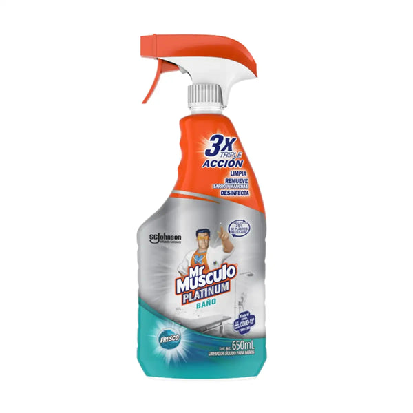 Limpiador para Baño Mr. Músculo Platinum 650ml