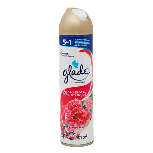 Aromatizante Glade Aerosol Alegría Y Frutos Rojos 275 ml