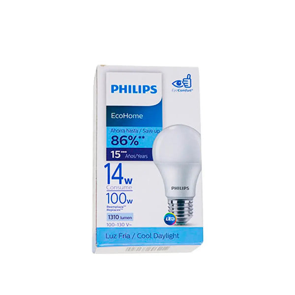 Foco de Led Ecohome Philips Luz Fría 14W Equivale a 100W