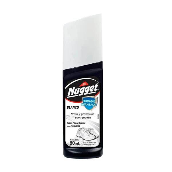 Cera para Calzado Nugget Color Blanco 60 ml