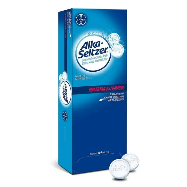 Alka Seltzer Caja con 100 tabletas