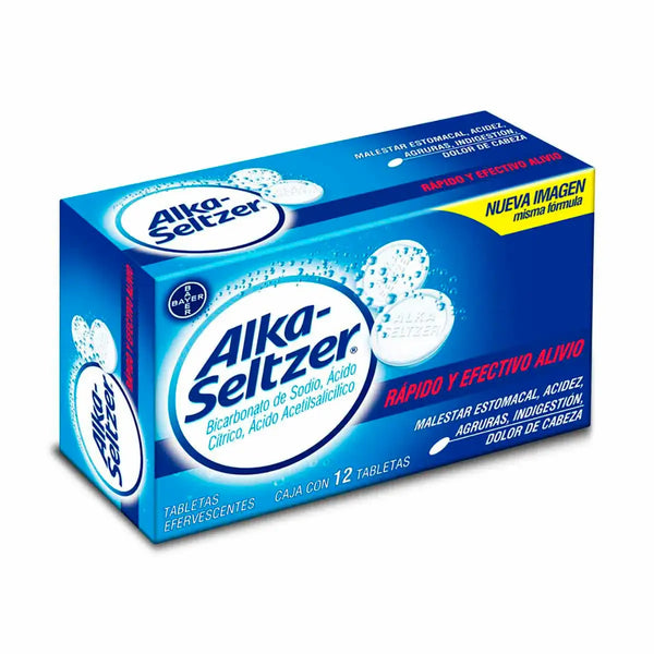 Alka-Seltzer Caja con 12  tabletas