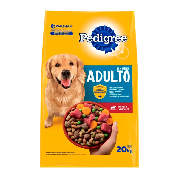 Alimento para Perro Pedigree Adulto Bulto 20 Kg