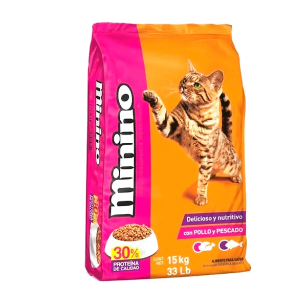 Alimento para Gato Minino Bulto 15 Kg