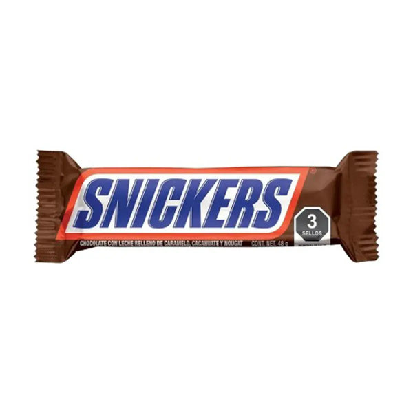 Barra De Chocolate Snickers 48 Gr