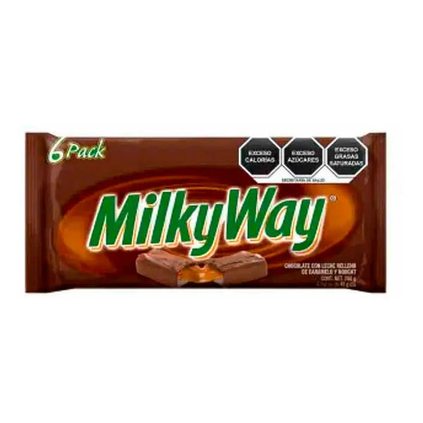 Chocolate Relleno MilkyWay Pack De 6 Piezas