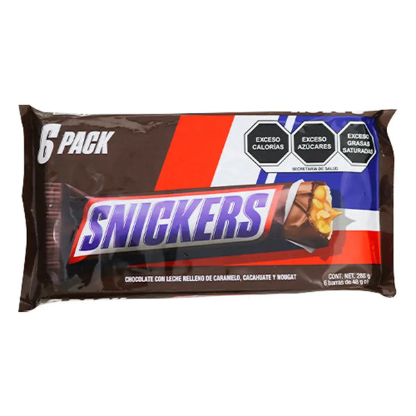 Chocolate Snickers 6 Pack