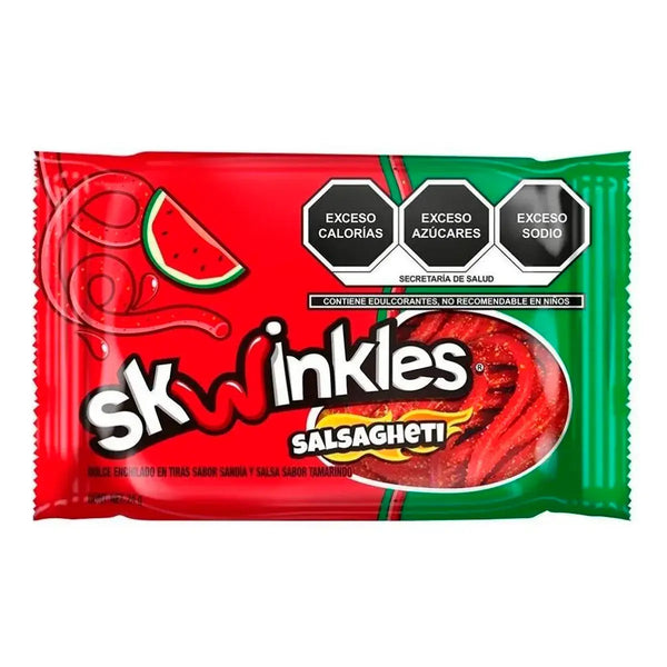 Skwinkles salsagueti Sandía caja con 12 pzas