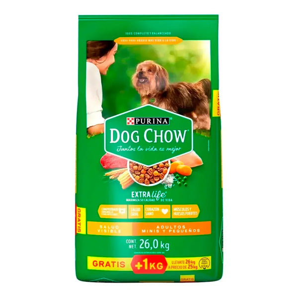 Alimento Para Perro Dog Chow Purina Adulto Razas Minis y Pequeñas Bulto 25 Kg