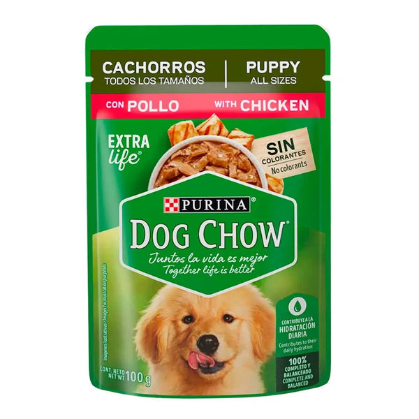 Alimento Para Perro Dog Chow Cachorro Pouch Carne 100 gr.