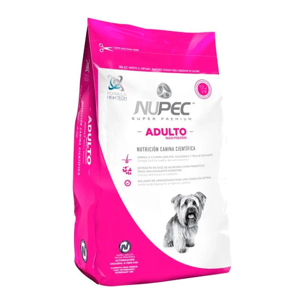 Alimento para perro Nupec Adulto Razas Pequeñas 8 Kg