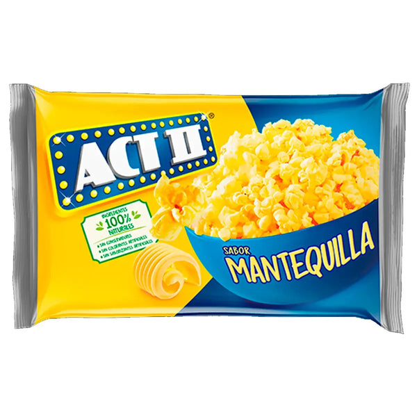 Palomitas Act II Sabor Mantequilla 80 Gr