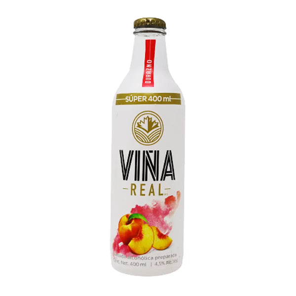 Bebida Alcohólica Preparada Viña Real Sabor Durazno 400 Ml