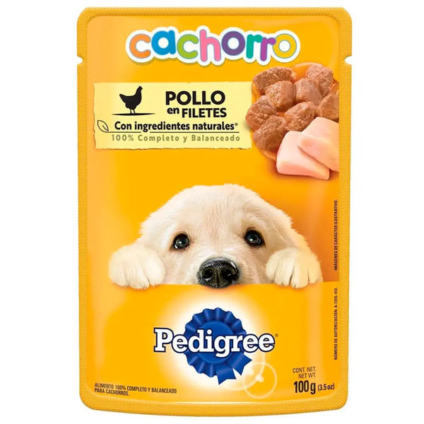 Alimento para perro Sobre Pedigree Cachorro Pouch Pollo 100 gr