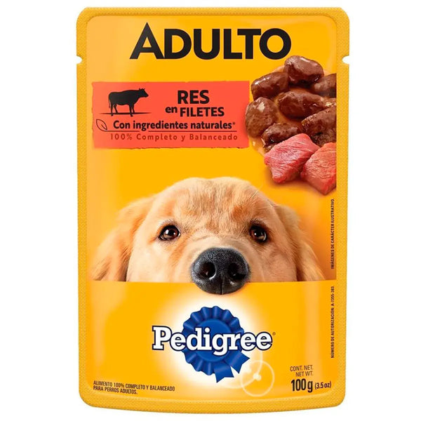 Alimento para Perro Pedigree Adulto Sobre Pouch Res 100gr