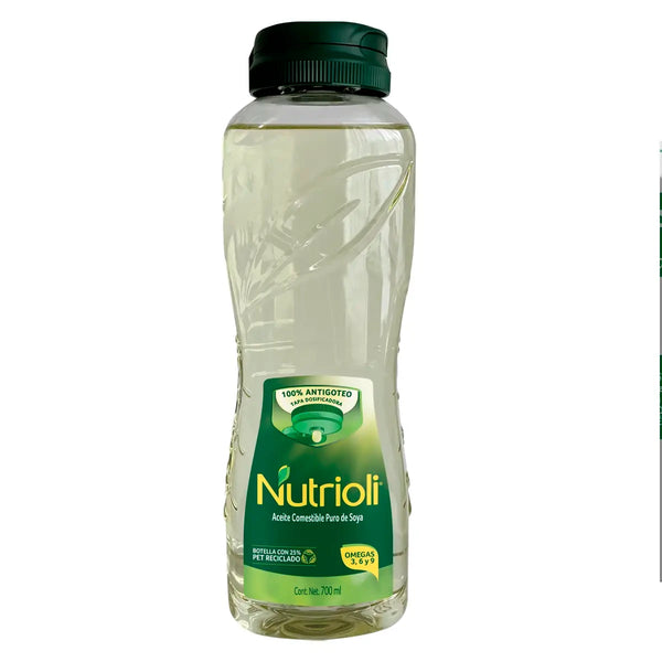 Aceite De Soya  Nutrioli Antigoteo Botella 700 ml