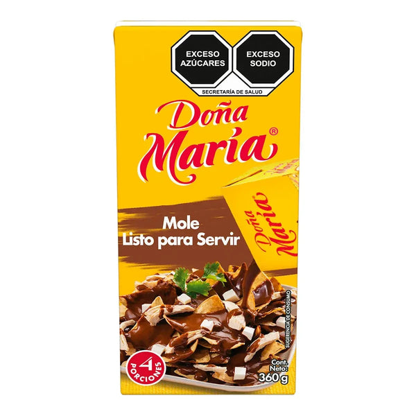 Mole Doña María rojo listo para servir 360 g