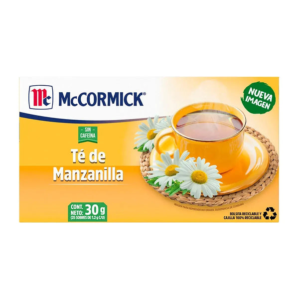 Té McCormick manzanilla 25 sobres