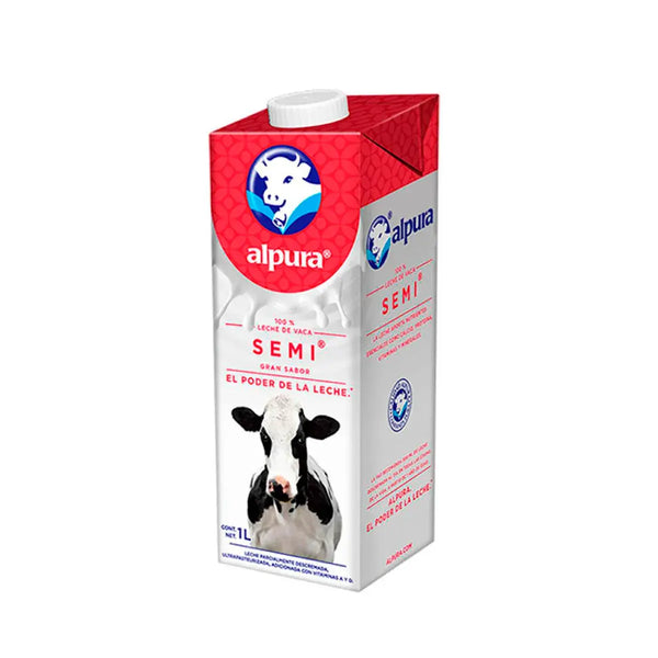 Leche Alpura Semidescremada 1 Litro