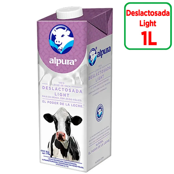 Leche Alpura Deslactosada Ligth 1 L