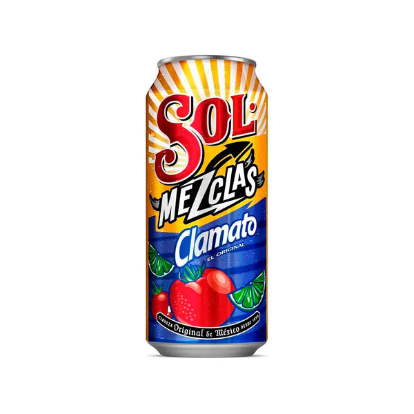 Cerveza Sol Clamato latón 473 ml