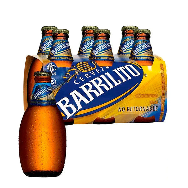 Cerveza Barrilito Pack 6 Botellas 325 Ml c/u