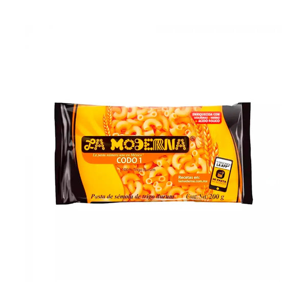 Pasta Para Sopa Codo No. 1 La Moderna 200 Gr