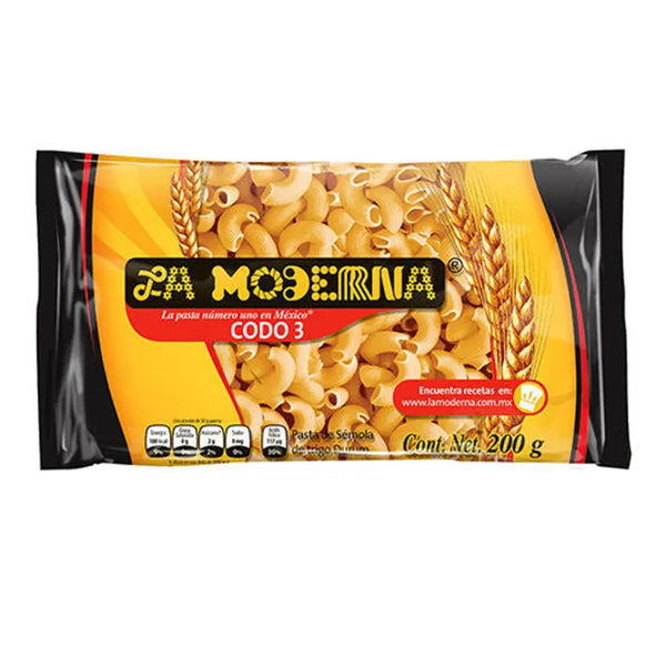 Pasta Para Sopa Codo No. 3 La Moderna 200 Gr