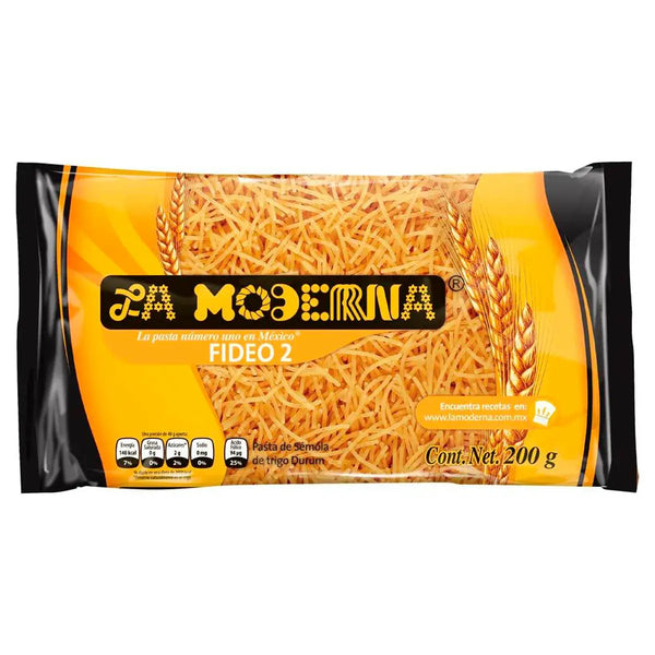 Pasta Para Sopa Fideo No. 2 La Moderna 200 Gr