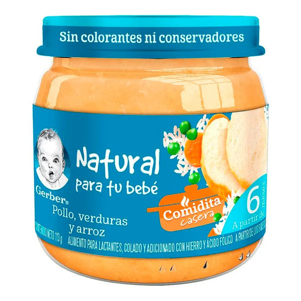 Gerber Etapa 2 Sabor Comida Casera Pollo 100 Gr