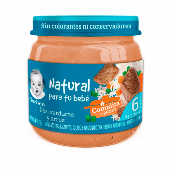 Gerber Etapa 2 Sabor Comida Casera Res 100 Gr