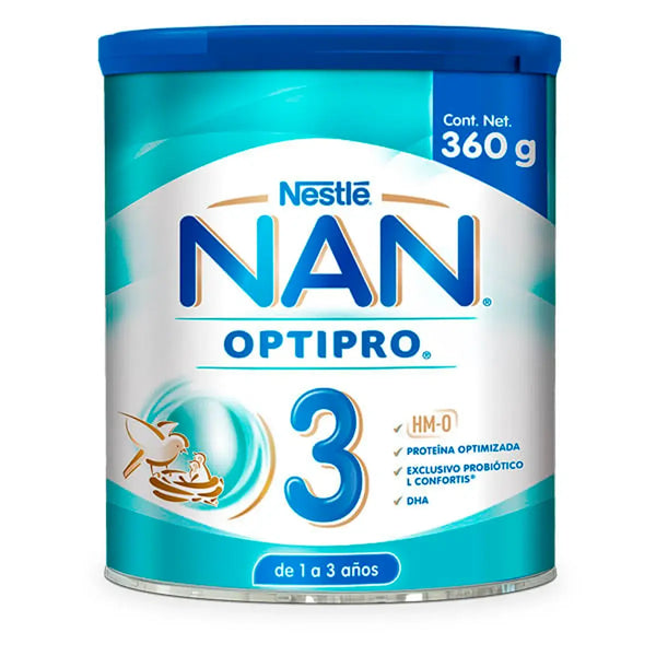 Fórmula Láctea NAN Optimal pro 3 Lata 360 gr