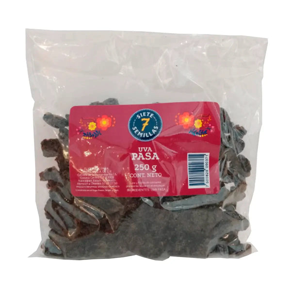 Uva Pasa 7 Semillas bolsa 250 gr.