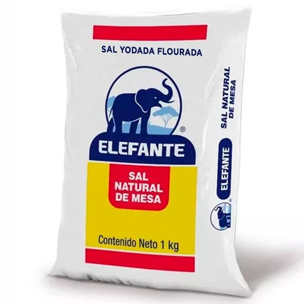 Sal Natural de Mesa Elefante 1 Kg