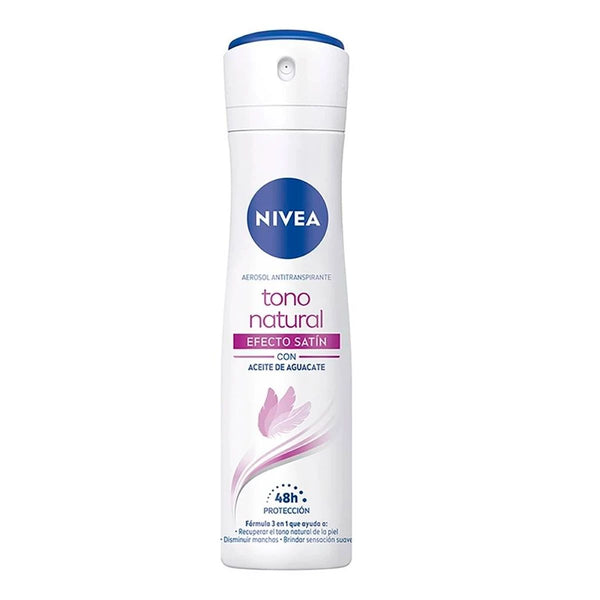 Antitranspirante Nivea aclarado natural efecto satín spray 150 ml